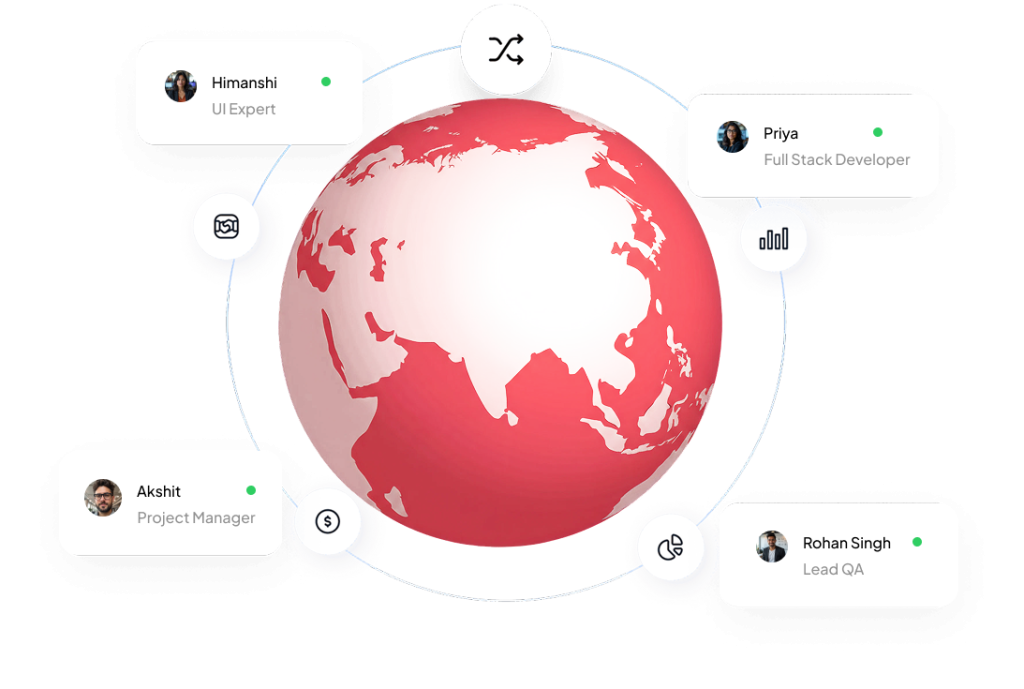 “Offshore development center team in India”